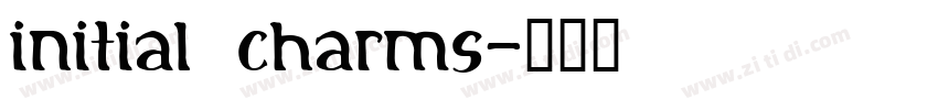 Initial Charms字体转换